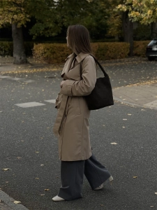 Pojemna torebka bucket bag BRUNA na ramię