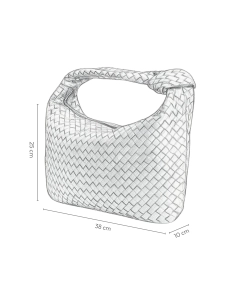 Torebka hobo VINCOLO czarna — wymiary i forma